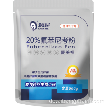 GMP Florfenicol Florfenicol Lösliches Pulver für Tierkonsum